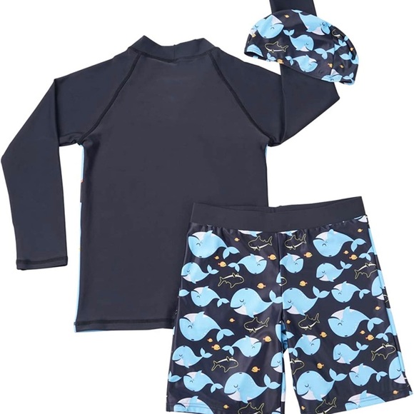 3 pcs swimming suits size 7 year old boy - Picture 2 of 5